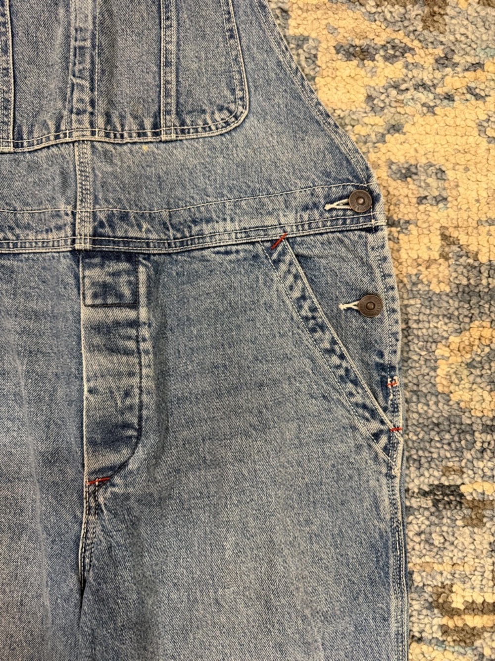 Free people Classic Denim Overalls - Light Blue - Picture 4 of 7